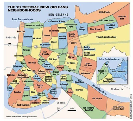 Pop-A-Lock New Orleans servicing areas